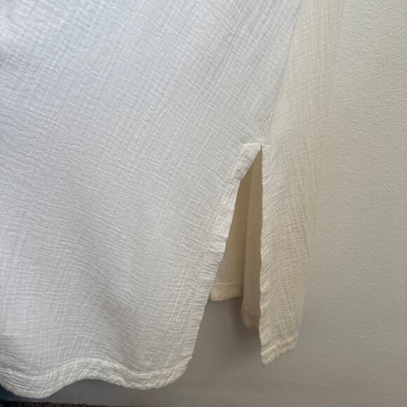 NWT Madewell Double Gauze Cover-up Midi Shirt Dress NC916 Medium - Picture 9 of 11